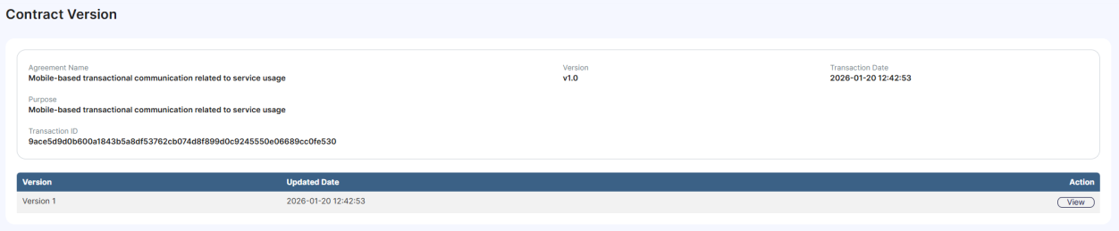 versioning Screenshot
